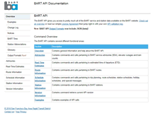 Tablet Screenshot of api.bart.gov